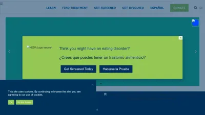 Screenshot preview of nationaleatingdisorders.org