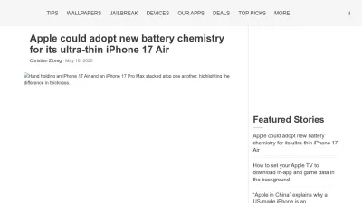 Screenshot of Idownloadblog.com