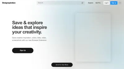Screenshot preview of designspiration.com