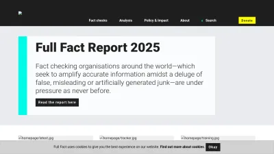 Screenshot preview of fullfact.org