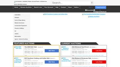 Screenshot of Icollector.com