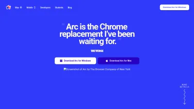 Screenshot of Arc.net