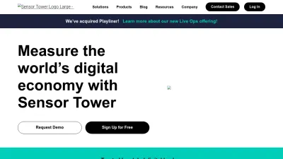 Screenshot preview of sensortower.com