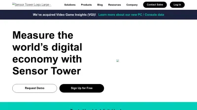Screenshot of Sensortower.com
