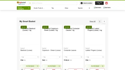 Screenshot preview of bigbasket.com