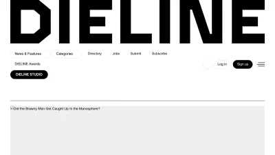 Screenshot of Thedieline.com