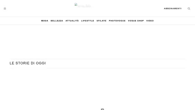 Screenshot preview of vogue.it