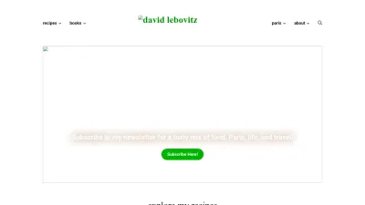 Screenshot preview of davidlebovitz.com