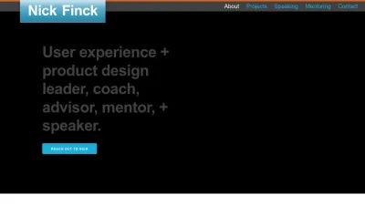 Screenshot of Nickfinck.com