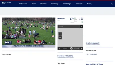Screenshot preview of fox5ny.com