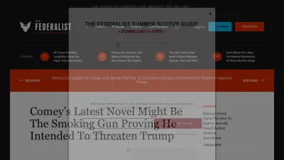 Screenshot of Thefederalist.com