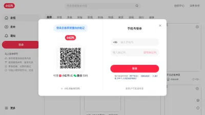 Screenshot preview of xiaohongshu.com