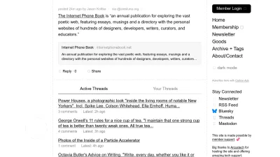 Screenshot of Kottke.org