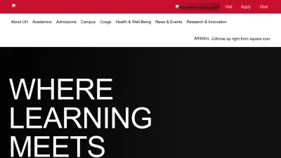 Screenshot of Uh.edu