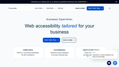 Screenshot preview of accessibe.com