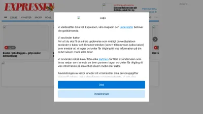 Screenshot preview of expressen.se