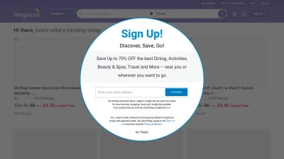 Screenshot of Livingsocial.com
