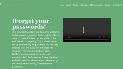 Screenshot of Nomorepass.com