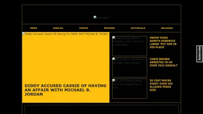 Screenshot of Hiphopdx.com