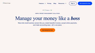 Screenshot of Waveapps.com
