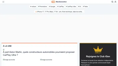 Screenshot preview of macg.co