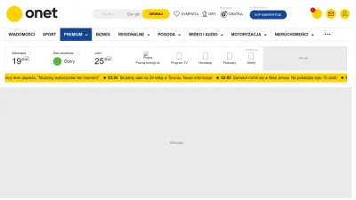 Screenshot preview of onet.pl