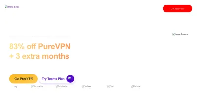 Screenshot of Purevpn.com