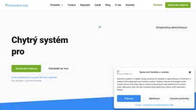 Screenshot preview of simpleshop.cz
