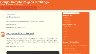 Screenshot of Dougal.gunters.org