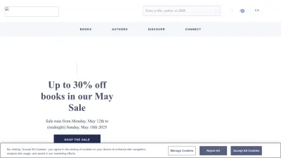 Screenshot of Bloomsbury.com
