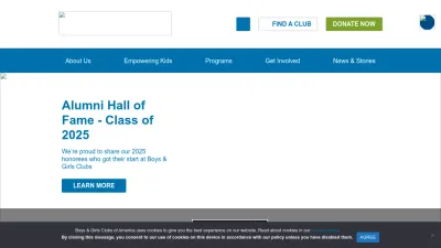 Screenshot of Bgca.org