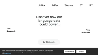 Screenshot of Languages.oup.com