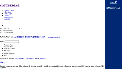Screenshot of Softpedia.com