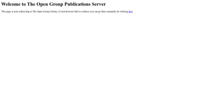 Screenshot of Pubs.opengroup.org