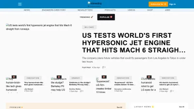 Screenshot of Interestingengineering.com
