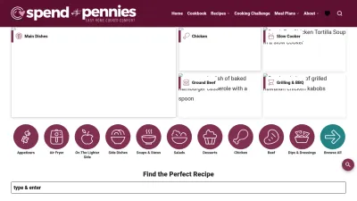 Screenshot preview of spendwithpennies.com