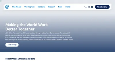 Screenshot of Ogc.org