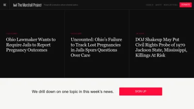 Screenshot of Themarshallproject.org