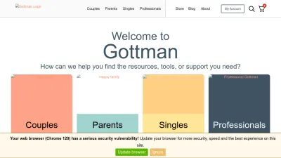 Screenshot of Gottman.com