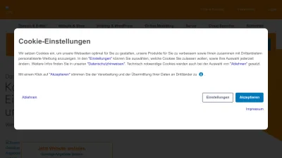 Screenshot preview of strato.de