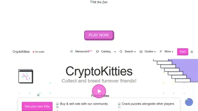 Screenshot preview of cryptokitties.co