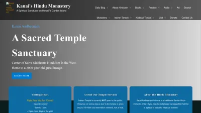 Screenshot of Himalayanacademy.com