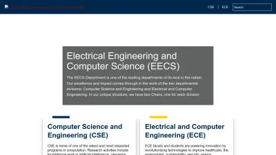 Screenshot of Web.eecs.umich.edu