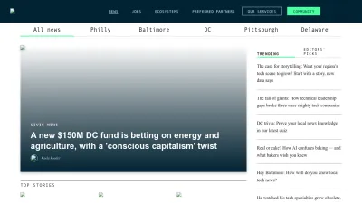 Screenshot of Technical.ly