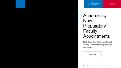 Screenshot preview of juilliard.edu