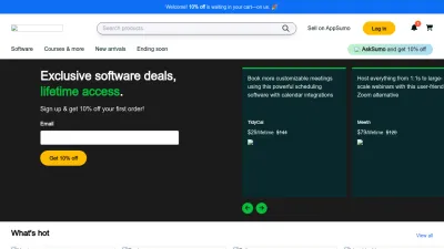 Screenshot of Appsumo.com