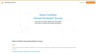Screenshot of Survey.stackoverflow.co