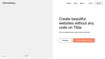 Screenshot of Tilda.cc