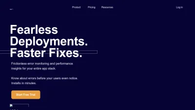Screenshot preview of airbrake.io