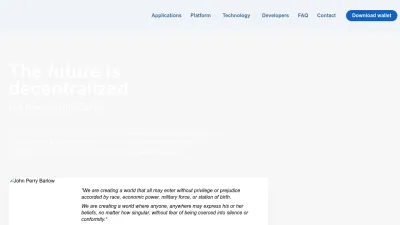 Screenshot preview of obyte.org
